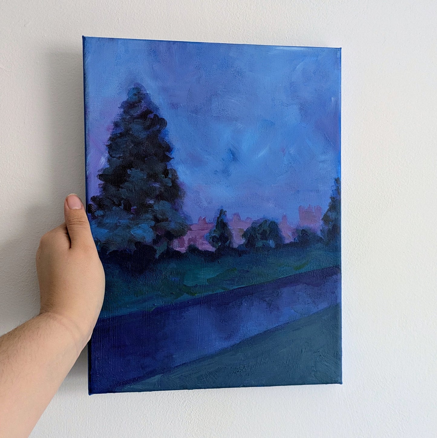 'Castle at Dawn' Original Artwork