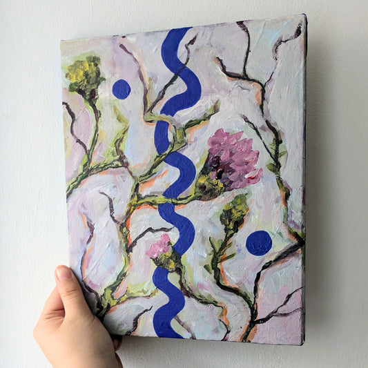 'Thistles in Water, no. 2' Original Artwork